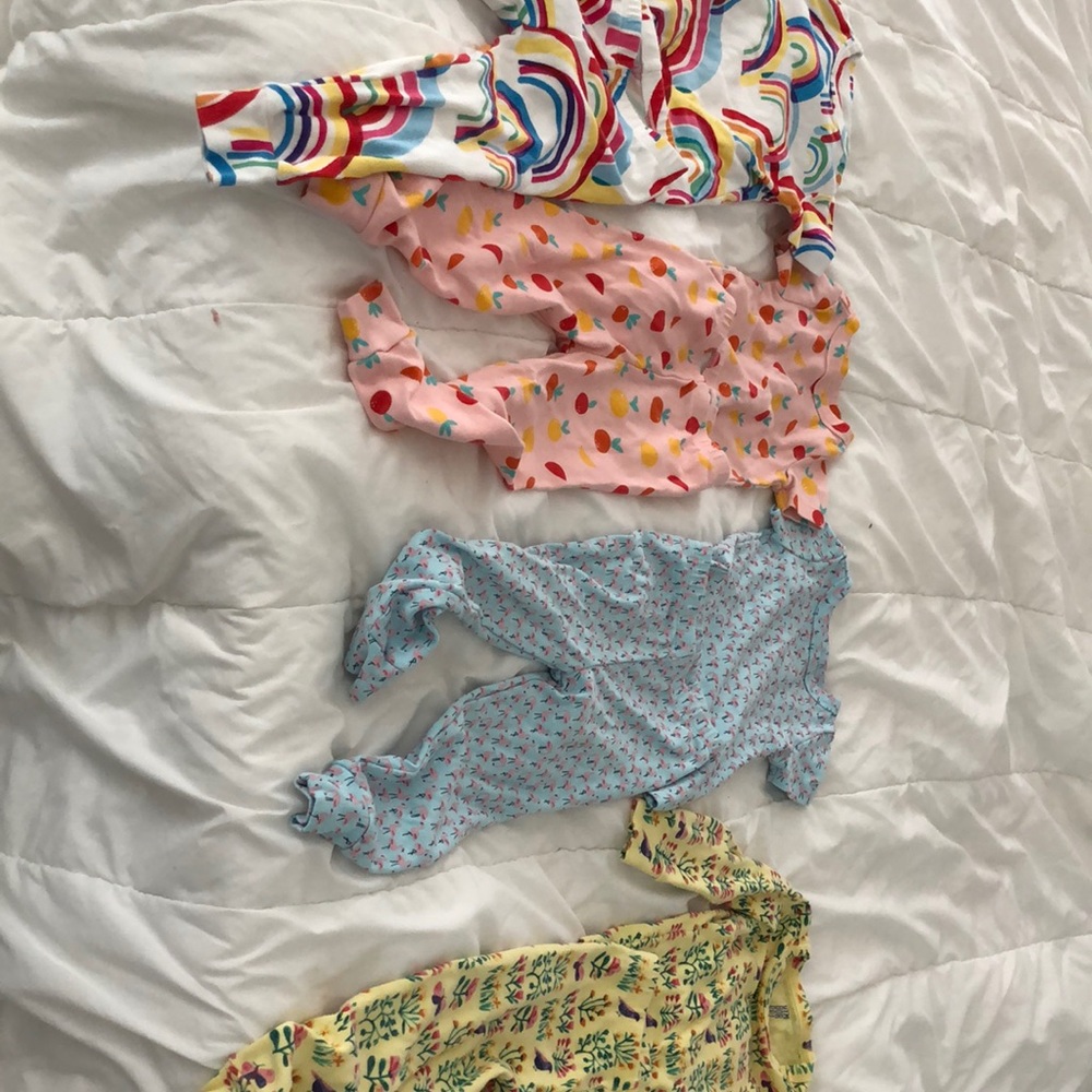 Lot of 4 Gymboree toddler 3t pajamas